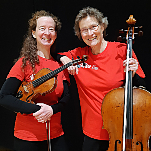 Julia Åberg, violin & Jackie Tyler, cello